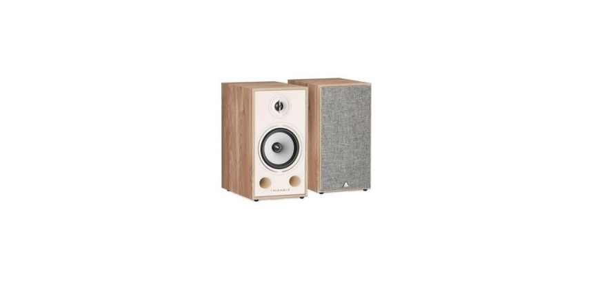 Enceinte bibliothèque Triangle BR03 Chêne Clair Vendues à la paire
