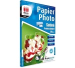 Papier d'impression Micro Appli Pack de 25 feuilles Papier Photo Satiné A4