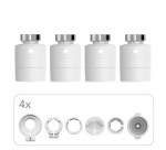 Thermostat connecté Tado Thermostat Intelligent Filaire - Kit de demarrage V3+ et 4 tetes thermostatiques