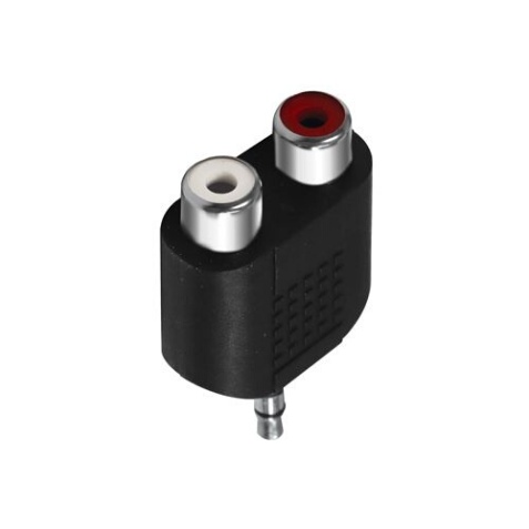 Câble et Connectique Accsup ADAPTATEUR JACK 3,5 STEREO MALE / 2 X RCA FEMELLE