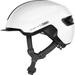 Casque de vélo Abus HUD-Y, Shiny white