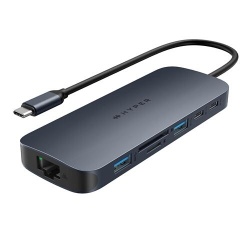 Station d'accueil PC portable Hyper HUB USBC 10 EN 1 ECOSMART GENERATION 2 140 W PD 3.1