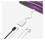 Adaptateur et convertisseur Belkin Adaptateur USB-C + audio 3,5mm+ recharge, blanc
