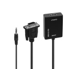 Accessoire TV vidéo Accsup ADAPTATEUR VGA MALE VERS HDMI FEMELLE 20 CM NOIR