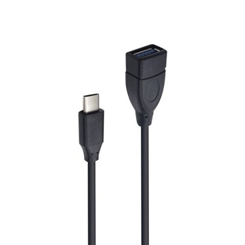 Cables USB Accsup ADAPTATEUR USB-C MALE VERS USB 3.1 FEMELLE NOIR