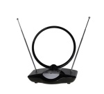 Antenne TV / TNT Accsup ANTENNE INTERIEURE AMPLIFIEE NOIRE