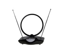 Antenne TV / TNT Accsup ANTENNE INTERIEURE AMPLIFIEE NOIRE