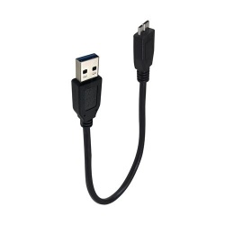 Cables USB Accsup CABLE USB 3.0 VERS MICRO B 3.0 20 CM NOIR
