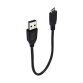 Cables USB Accsup CABLE USB 3.0 VERS MICRO B 3.0 20 CM NOIR