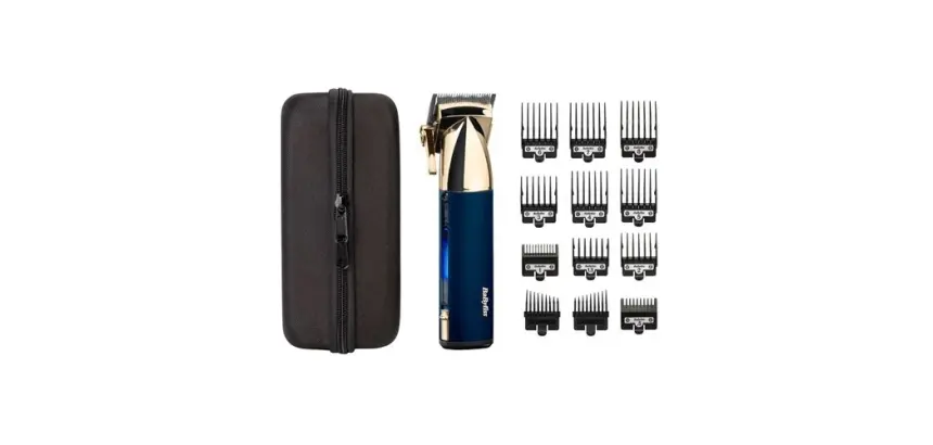 Tondeuse homme Babyliss E992E - Tondeuse cheveux Super-X Metal - Edition Gold & Navy