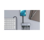 Hub USB Hyper HUB USB-C 7 EN 2 HD 575 GRIS ANTHRACITE