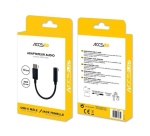 Câble et Connectique Accsup ADAPTATEUR USB-C MALE VERS JACK 3.5 MM FEMELLE