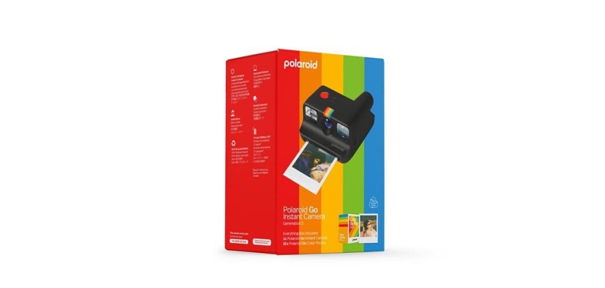 Appareil photo instantané Polaroid Coffret Go Génération 2 Noir + 16 films Go inclus