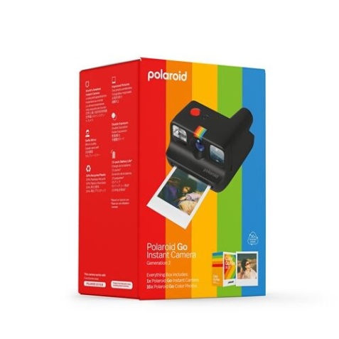 Appareil photo instantané Polaroid Coffret Go Génération 2 Black - 16 films Go inclus