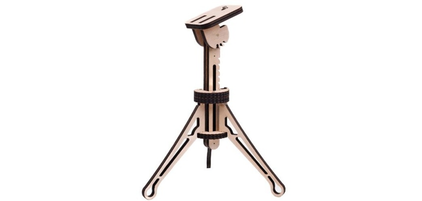 Appareil photo Argentique Jollylook JOLLYLOOK Trepied DIY Bois Clair - A monter soi-meme