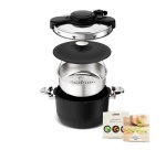 Autocuiseur Seb Autocuiseur Clipso Tempo 3-in-1 Cocotte-minute, Faitout, Cocotte a four P4810700