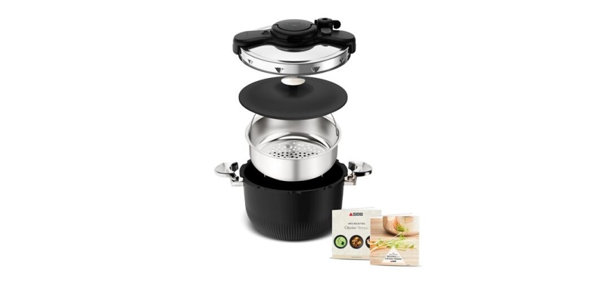 Autocuiseur Seb Autocuiseur Clipso Tempo 3-in-1 Cocotte-minute, Faitout, Cocotte a four P4810700