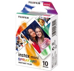 Papier photo instantané Fujifilm Film instax Mini Monopack SPRAY ART (10v)