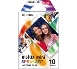 Papier photo instantané Fujifilm Film instax Mini Monopack SPRAY ART (10v)