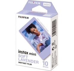Papier photo instantané Fujifilm Film Instax Mini Lavande 10 vues
