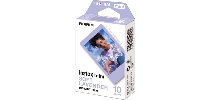 Papier photo instantané Fujifilm Film Instax Mini Lavande 10 vues