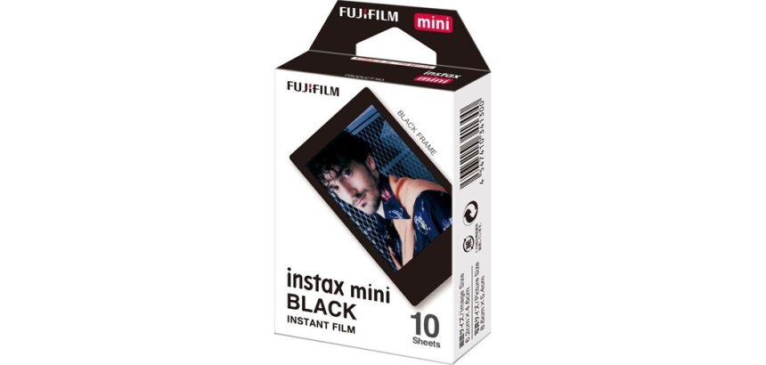 Papier photo instantané Fujifilm FILM INSTAX MINI BLACK FRAME