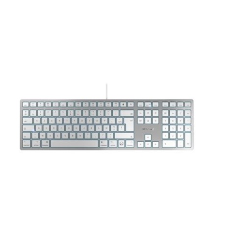 Clavier Cherry KC 6000C FOR MAC - Clavier design ultra-plat avec disposition Mac et port USB-C