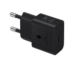 Chargeur pour téléphone mobile Samsung Chargeur secteur 25W Avec cable USBC Noir
