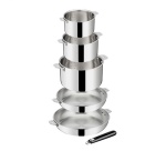 Batterie de cuisine Lagostina ESPERTA TRIPLY POIGNEE AMOVIBLE Lot 6pcs