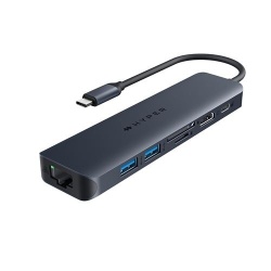 Station d'accueil PC portable Hyper HUB USBC 7 EN 1 ECOSMART GENERATION 2 100 W PD