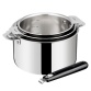 Batterie de cuisine Lagostina ESPERTA TRIPLY POIGNEE AMOVIBLE Lot 3 Cass + Poignee