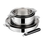 Batterie de cuisine Lagostina ESPERTA TRIPLY POIGNEE AMOVIBLE Lot 6pcs