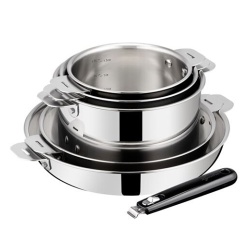 Batterie de cuisine Lagostina ESPERTA TRIPLY POIGNEE AMOVIBLE Lot 6pcs