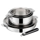 Batterie de cuisine Lagostina ESPERTA TRIPLY POIGNEE AMOVIBLE Lot 6pcs