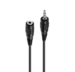 Câble et Connectique Accsup RALLONGE JACK 3,5 MALE / JACK 3,5 FEMELLE 3M NOIR