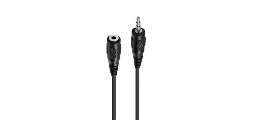 Câble et Connectique Accsup RALLONGE JACK 3,5 MALE / JACK 3,5 FEMELLE 3M NOIR
