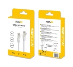Câbles réseau Accsup CABLE RJ45 CAT6 DROIT 1M BLANC