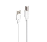 Cables USB Accsup CABLE IMPRIMANTE USB-A VERS USB-B 2.0 1,8M BLANC