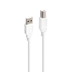 Cables USB Accsup CABLE IMPRIMANTE USB-A VERS USB-B 2.0 1,8M BLANC