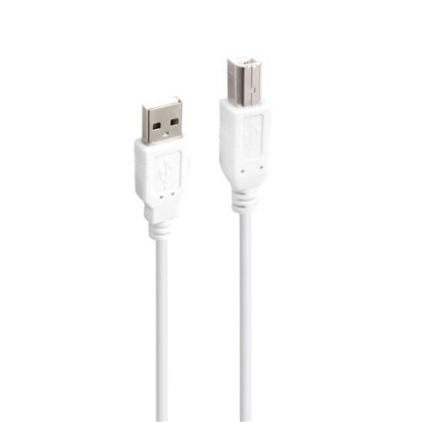 Cables USB Accsup CABLE IMPRIMANTE USB-A VERS USB-B 2.0 1,8M BLANC