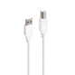 Cables USB Accsup CABLE IMPRIMANTE USB-A VERS USB-B 2.0 1,8M BLANC