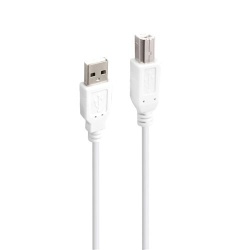 Cables USB Accsup CABLE IMPRIMANTE USB-A VERS USB-B 2.0 5M BLANC