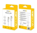 Câbles réseau Accsup CABLE RJ45 CAT6 DROIT 2M BLANC