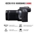 Appareil photo hybride Canon EOS R10 + RF-S 18-150mm f/3.5-6.3 IS STM