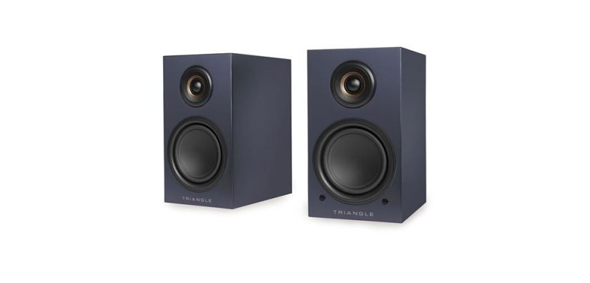 Enceinte connectée Hifi Triangle LN01A Bleu Abysse vendues a la paire