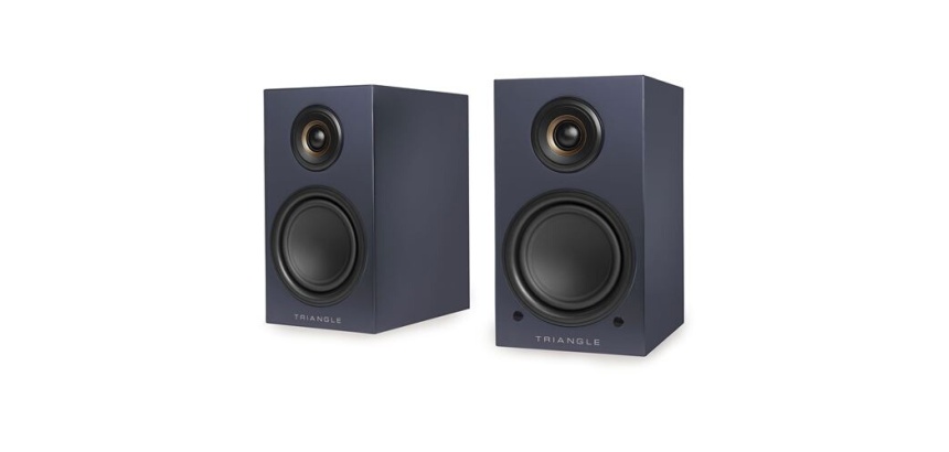 Enceinte connectée Hifi Triangle LN01A Bleu Abysse vendues a la paire