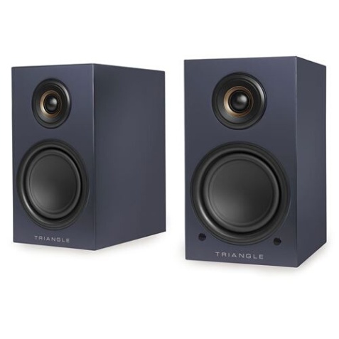 Enceinte connectée Hifi Triangle LN01A Bleu Abysse vendues a la paire