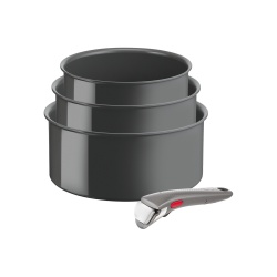 Batterie de cuisine Tefal CASSEROLES 16/18/20 CM + POIGNEE AMOVIBLE INGENIO RENEW INDUCTION L2609402