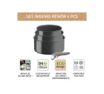Batterie de cuisine Tefal CASSEROLES 16/18/20 CM + POIGNEE AMOVIBLE INGENIO RENEW INDUCTION L2609402