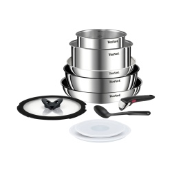 Batterie de cuisine Tefal BATTERIE DE CUISINE 10 PIECES INGENIO EMOTION INDUCTION ET FOUR L897S104